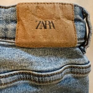 Zara boot cut high rise jeans